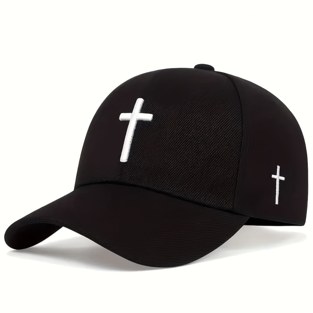 Baseball Cap - 4pcs Set Cross Embroidery Dad Hat Adjustable Lightweight Unisex Casual - product detail view 7