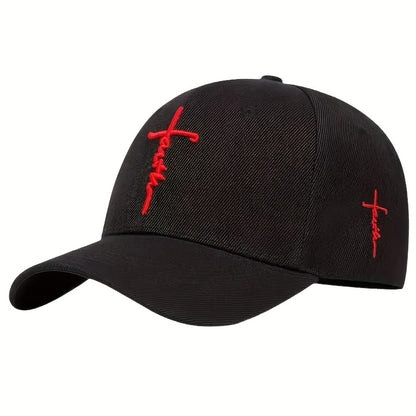 Baseball Cap - Cross Embroidered Snapback 4 Pack Unisex Adjustable Lightweight 100% - product detail view 4