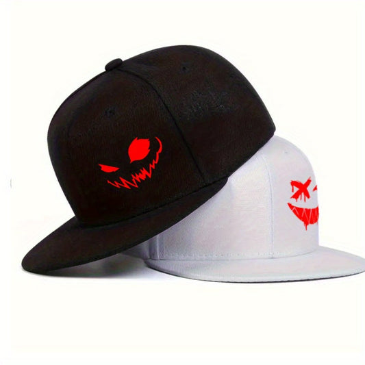 Baseball Cap - Flat Brim 2 Pack Unisex Snapback Street Style Breathable Adjustable for - main product view