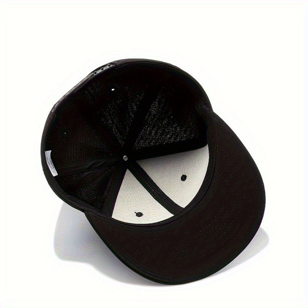 Baseball Cap - Flat Brim 2 Pack Unisex Snapback Street Style Breathable Adjustable for - product detail view 9