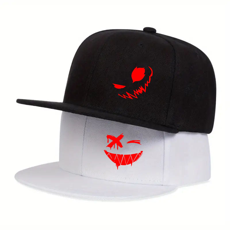 Baseball Cap - Flat Brim 2 Pack Unisex Snapback Street Style Breathable Adjustable for - product detail view 10