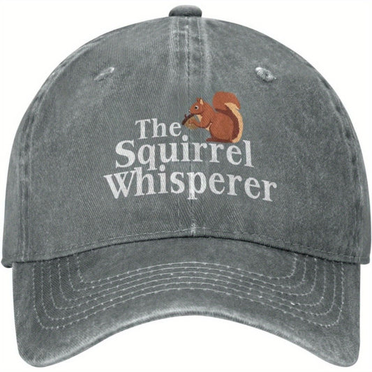 Baseball Cap - Men Humorous Squirrel Nest Design Funny Graphic Hat - Lightweight Washable - main product view