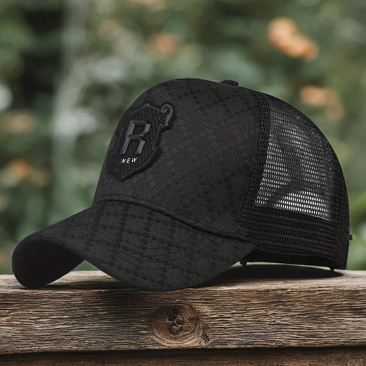 Baseball Cap - Mesh Breathable Trucker Hat Unisex Adjustable Snapback Casual Visor Sun - main product view