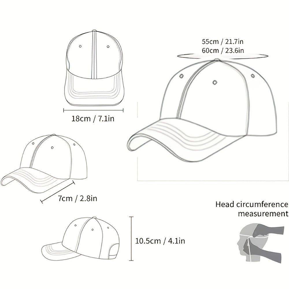 Baseball Cap - Patriotic 4 Pack USA 250th Embroidered American Flag Hat Unisex Adjustable - product detail view 6