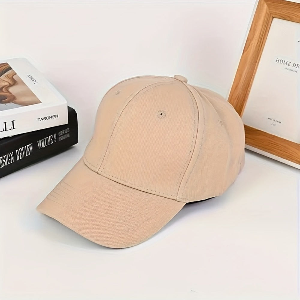 Baseball Cap - Set of 5 Plain Blank Bulk Pack Unisex Adjustable Outdoor Sports Fiber - product detail view 3