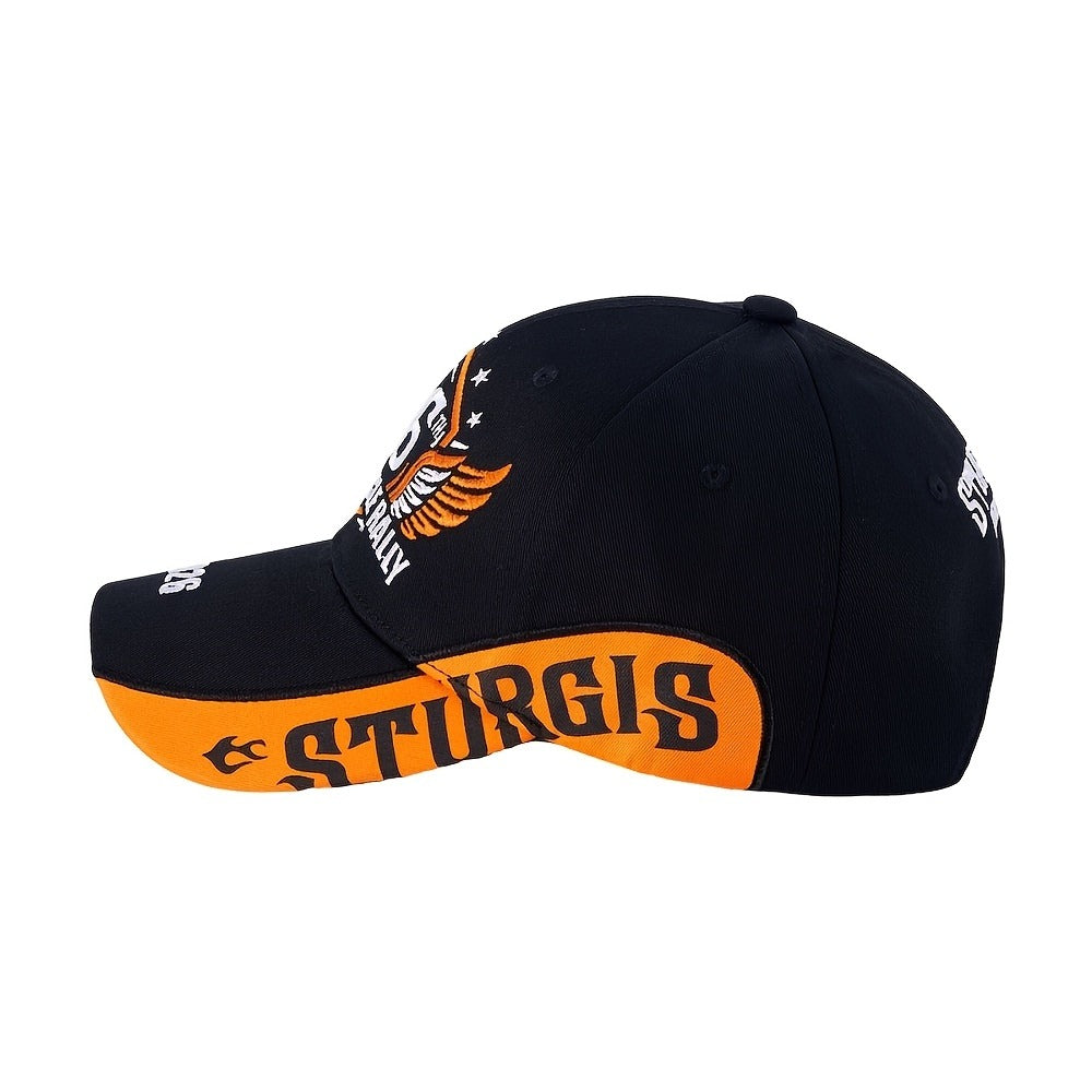 Baseball Cap - Sturgis 2026 Motorcycle Rally Hat 86th Embroidered Souvenir Adjustable - product detail view 8