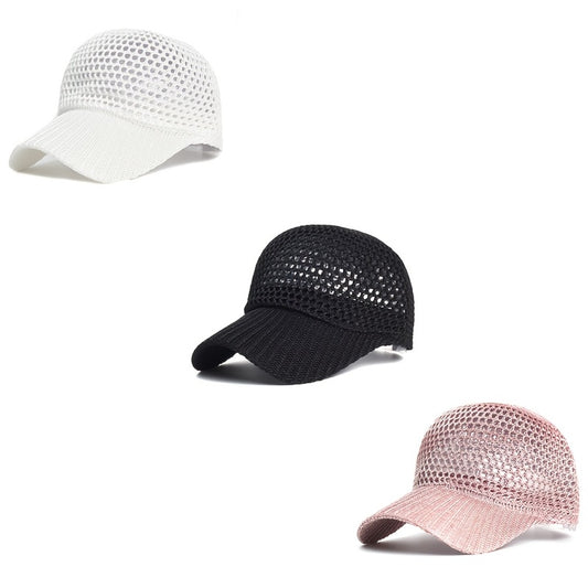 Baseball Caps - Mesh Cap Breathable Trucker Hat for Women Men - Duckbill Fishing Net Sun - main product view