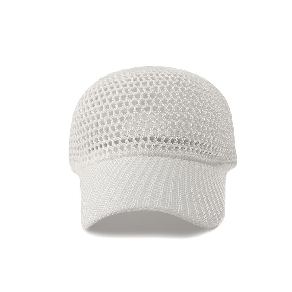 Baseball Caps - Mesh Cap Breathable Trucker Hat for Women Men - Duckbill Fishing Net Sun - product detail view 2