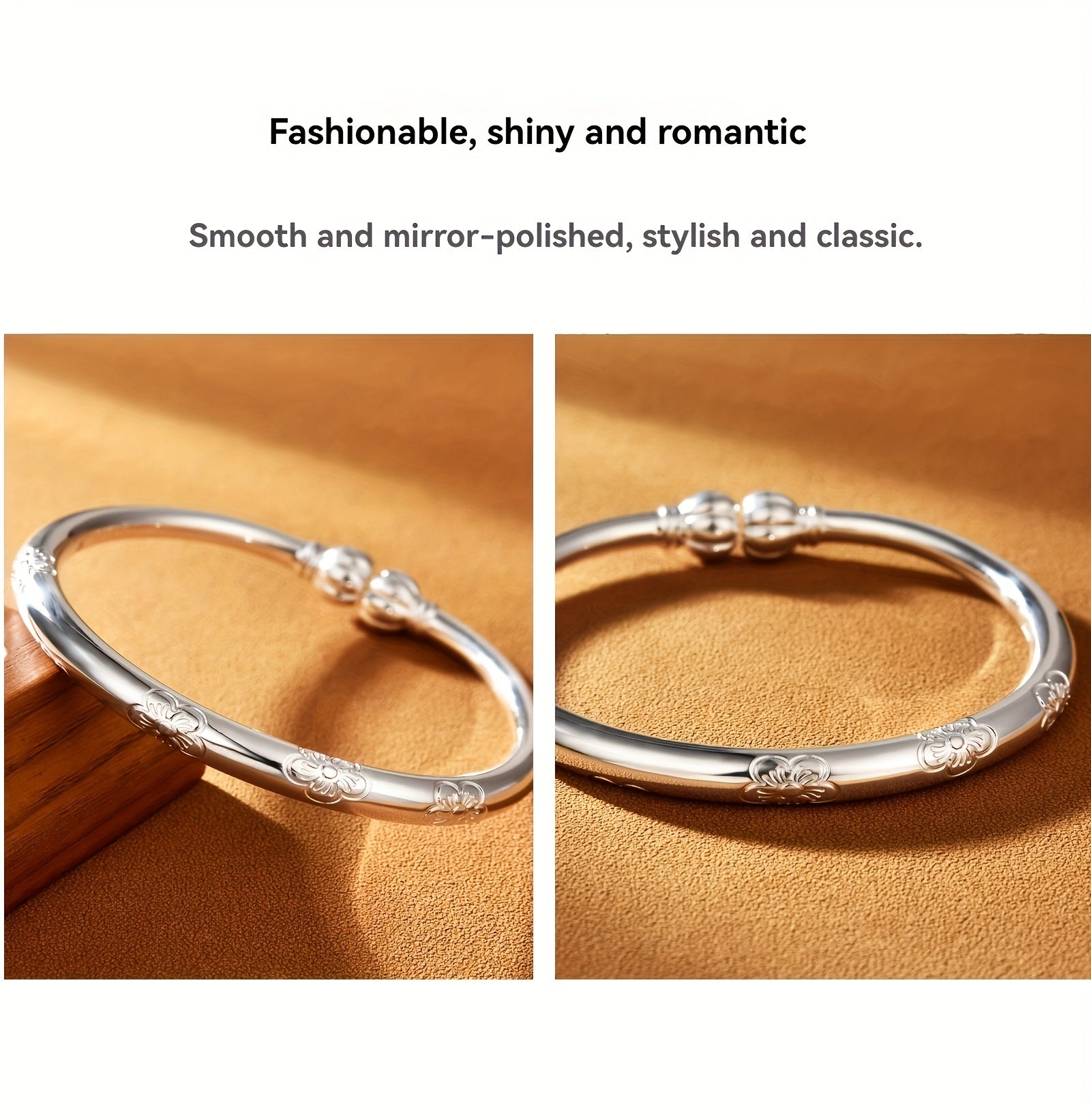 Simple Tribal Style S999 Sterling Silver Bracelet, Suitable For Women'S Daily Wear & Gift Giving, Ideal For Mother'S Day, Appropriate For All Seasons