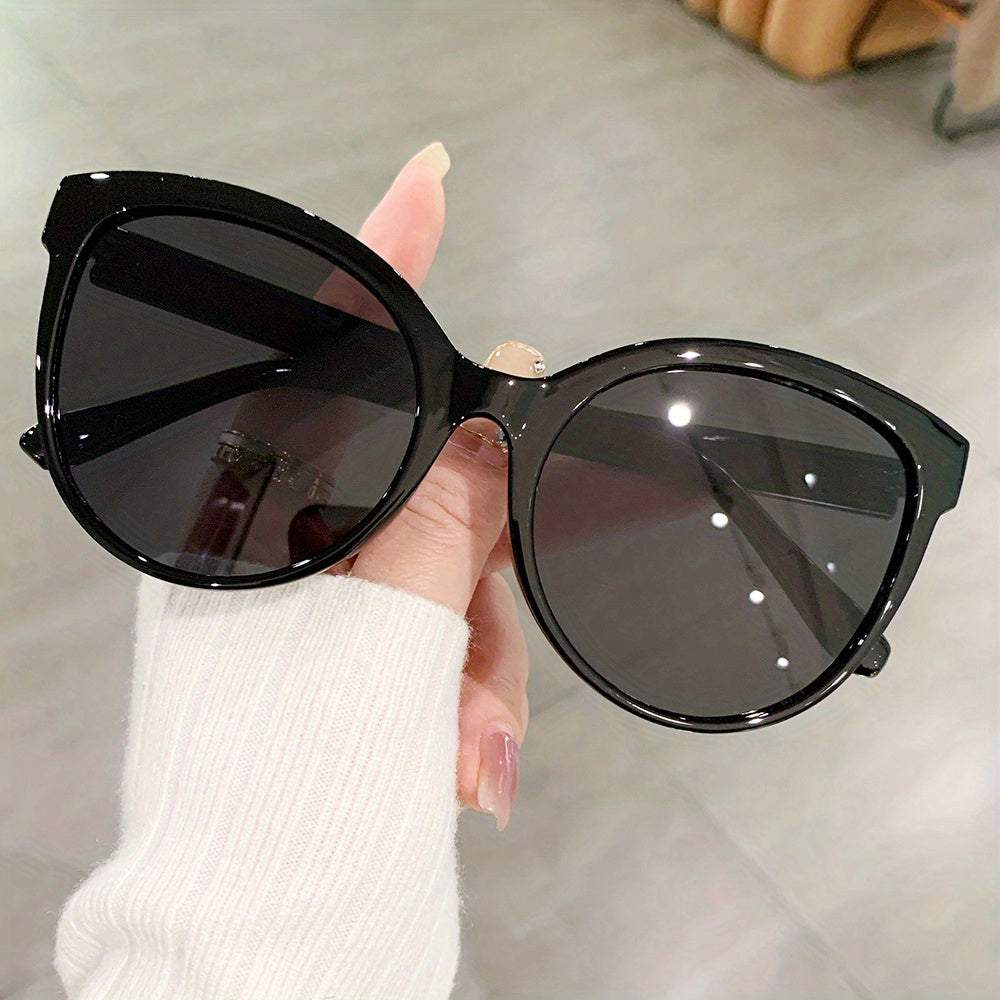 Summer Must Haves, Luxury Cat Eye Fashion Glasses for Women And Men, Oversized Fashion Shades Perfect for Beach, Vacation, Travel And Cruise, Trendy Y2K Style Accessory for Daily Wear, Street Photography And Holiday Gifts, Lightweight And Protective