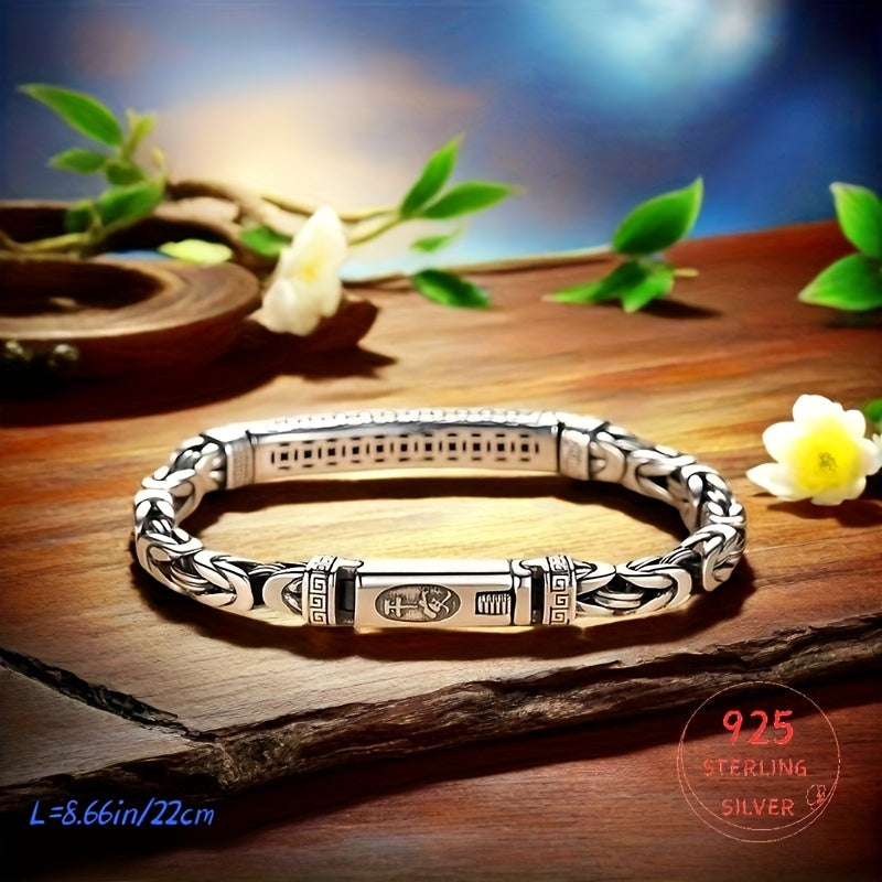 [925 Pure Silver Bracelet] S925 Sterling Silver  Bracelet, a Modern and Light Luxury Style Bracelet for Women, Elegant and Versatile