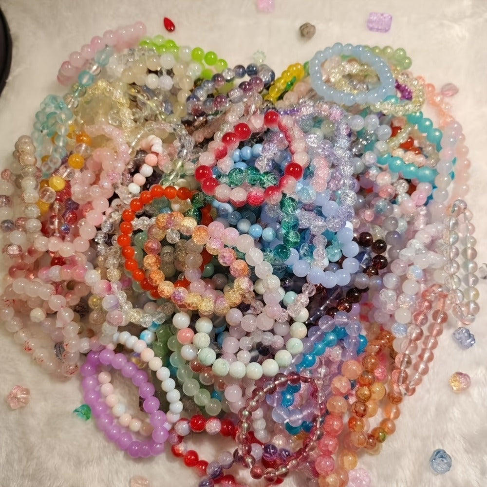 Beaded Bracelet - Boho Set Women 30 50 80pcs Colorful Vintage Bohemian Stackable Mix Match - product detail view 2