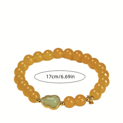 Beaded Bracelet - Boho Set for Women 30pcs Handmade Glass Cracked Bead , Bohemian Stackable - product detail view 5