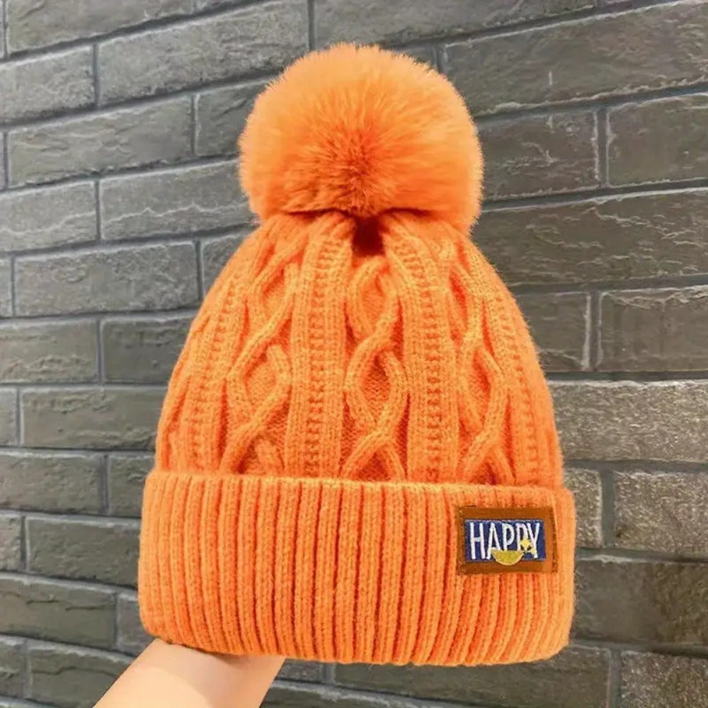 Beanie Hat - 5-Pack for Women Fluffy Bubble Knit Winter Thick Warm Elastic Cold Weather - product detail view 9