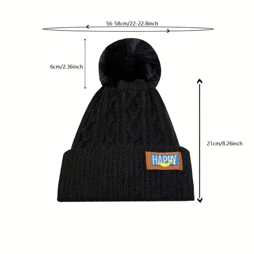 Beanie Hat - 5-Pack for Women Fluffy Bubble Knit Winter Thick Warm Elastic Cold Weather - product detail view 10