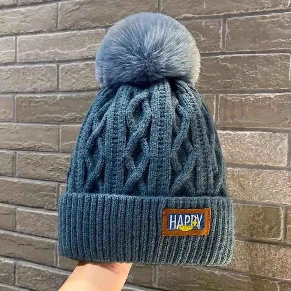 Beanie Hat - 5-Pack for Women Fluffy Bubble Knit Winter Thick Warm Elastic Cold Weather - product detail view 11