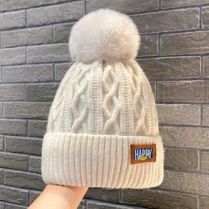 Beanie Hat - 5-Pack for Women Fluffy Bubble Knit Winter Thick Warm Elastic Cold Weather - product detail view 12