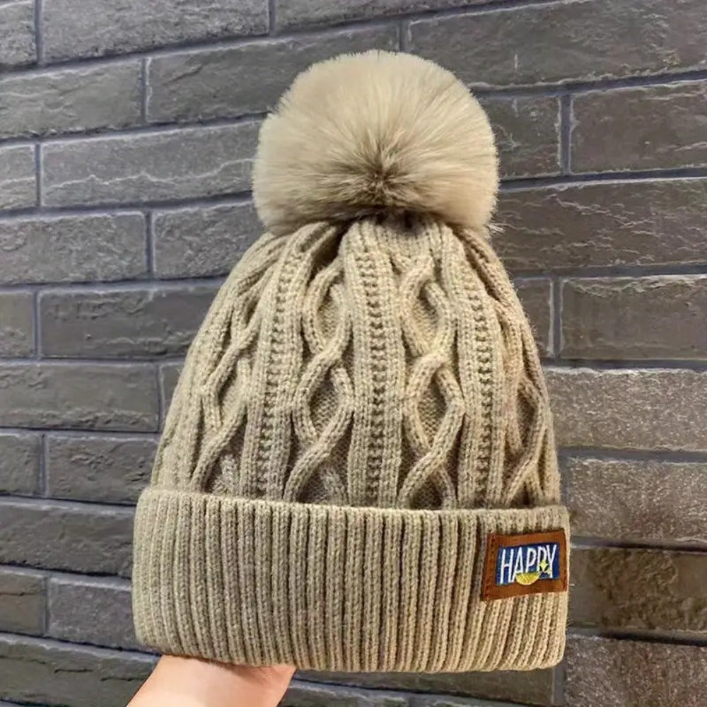Beanie Hat - 5-Pack for Women Fluffy Bubble Knit Winter Thick Warm Elastic Cold Weather - product detail view 13
