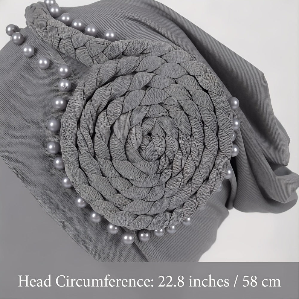 Beanie Hat - Bonnet Women Rhinestone Embellished Fashion 4-Pack - 100% Polyester Knit - product detail view 6