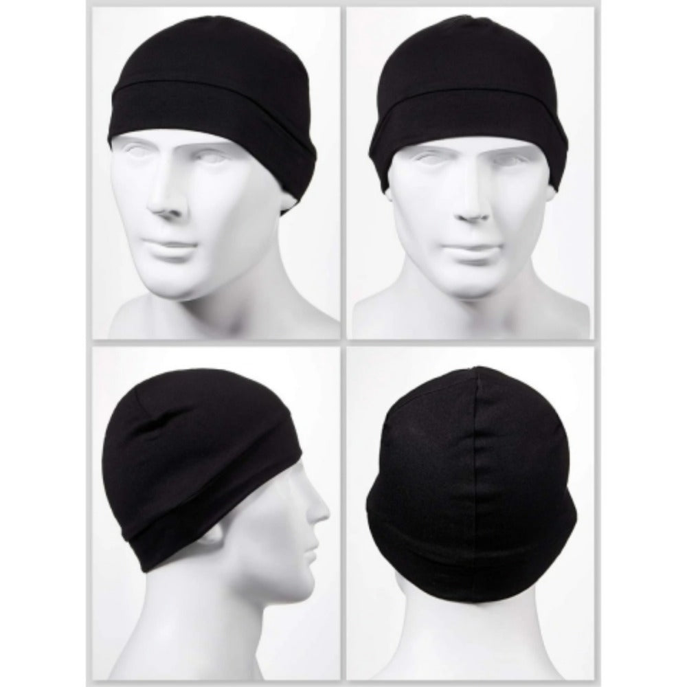 Beanie Hat - Cooling Skull Cap Set of 12 Moisture Wicking Stretchy Liner for Men & - product detail view 12