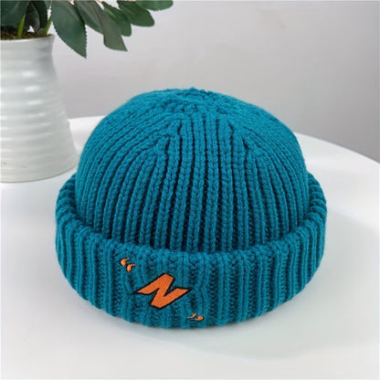 Beanie Hat - Cuffed Knit Unisex Winter Warm Roll-Up Cuff Skull Cap Machine Washable - product detail view 13