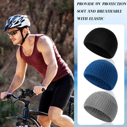 Beanie Hat - Kufi 12 Pack Knit Crochet Muslim Prayer Cap Skull Cap Liner for Men Women - product detail view 4