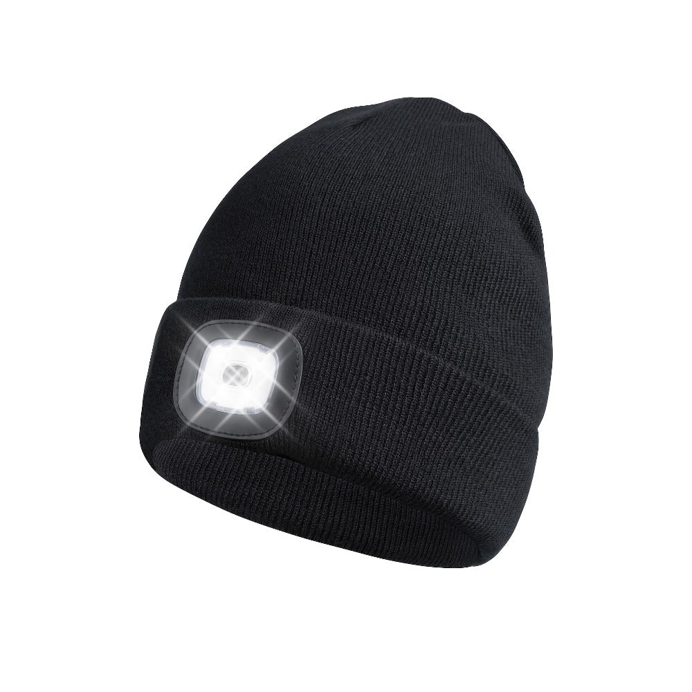 Beanie Hat - LED 2 Pack USB Rechargeable Light Up Knit for Night Running Camping Hiking - product detail view 14
