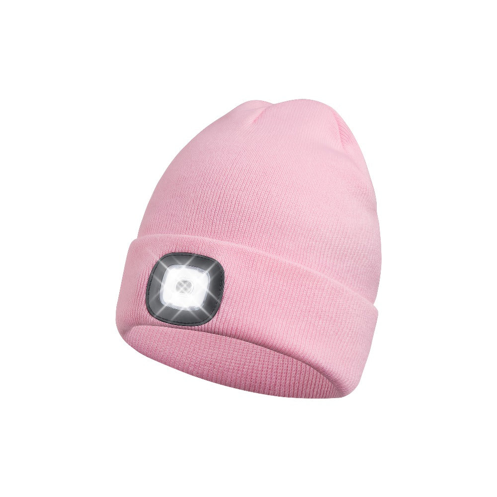 Beanie Hat - LED 2 Pack USB Rechargeable Light Up Knit for Night Running Camping Hiking - product detail view 19