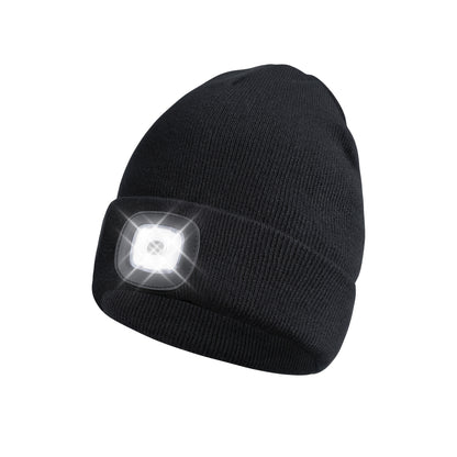 Beanie Hat - LED 2 Pack USB Rechargeable Light Up Knit for Night Running Camping Hiking - product detail view 25