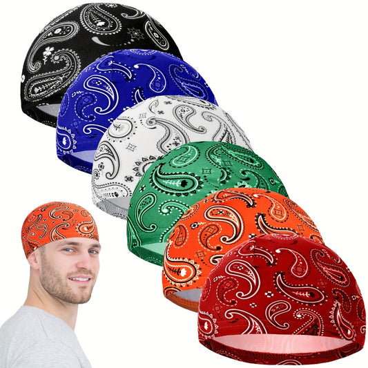 Beanie Hat - Skull Cap Helmet Liner 6-Pack for Men Women - Sweat-Wicking Cooling - main product view