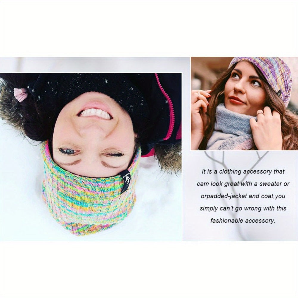 Beanie Hat - Slouchy for Women Ribbed Baggy Skull Cap Turban in Twill & Knit - product detail view 12
