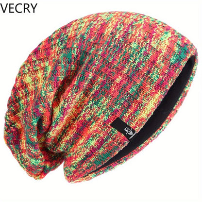 Beanie Hat - Slouchy for Women Ribbed Baggy Skull Cap Turban in Twill & Knit - product detail view 17