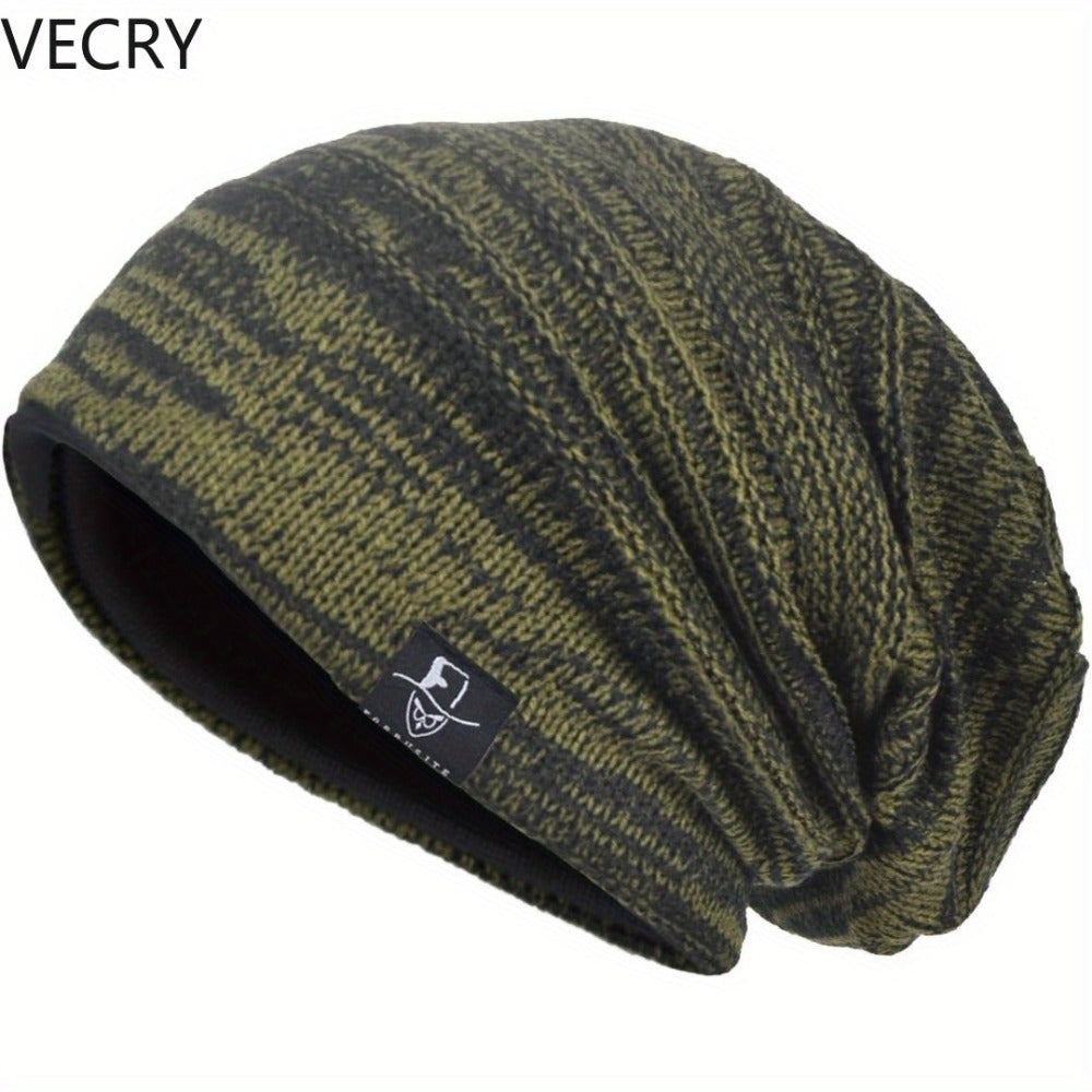 Beanie Hat - Slouchy for Women Ribbed Baggy Skull Cap Turban in Twill & Knit - product detail view 19