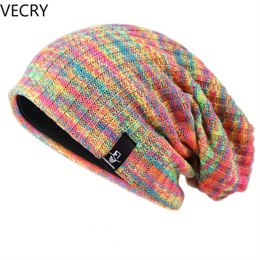 Beanie Hat - Slouchy for Women Ribbed Baggy Skull Cap Turban in Twill & Knit - product detail view 23