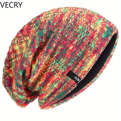 Beanie Hat - Slouchy for Women Ribbed Baggy Skull Cap Turban in Twill & Knit - product detail view 25