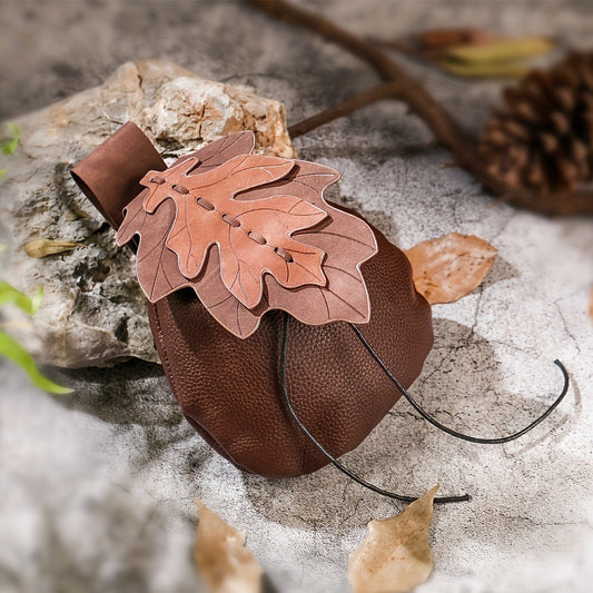Belt Pouches & Waist Bags - Renaissance Pouch Drawstring Coin Purse | Vintage Medieval Viking Faux - main product view