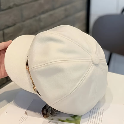Beret Hat - Vintage Embossed 2-Pack - Adjustable 100% Polyester, Crumple Technique - product detail view 8