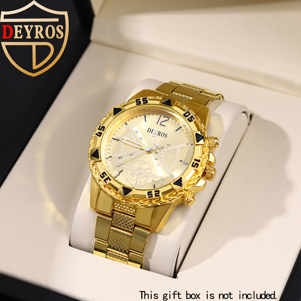 Set of 6 Men'S Watches, Stylish Classic Luxury Quartz Analog Timepieces in Stainless Steel, Perfect Gift Option for Men'S Wrist Watch, Reloj Para Hombre
