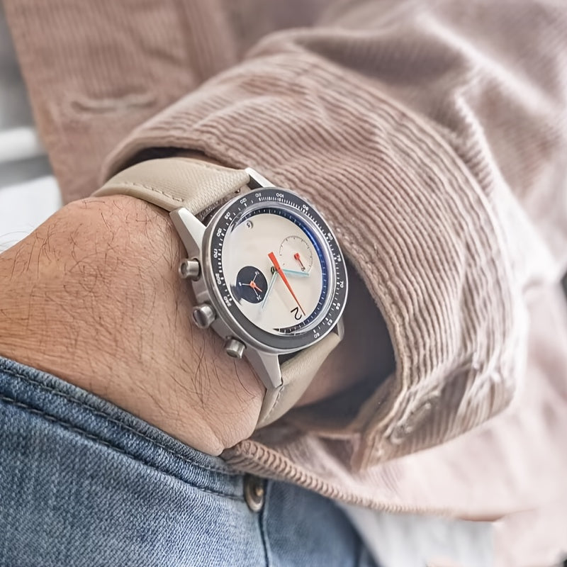 CILOA High-quality Men's Watch, a Luxury Brand, Authentic 2025 New Trendy Fashion Watch, Ideal Gift for Boyfriend, Quartz Watch with Large Dial, High-end Feel.