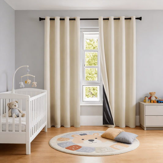 Blackout Curtain Panels - Thermal Lining and Grommet Top – main product image