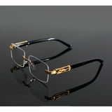 Golden White Transparent Lens