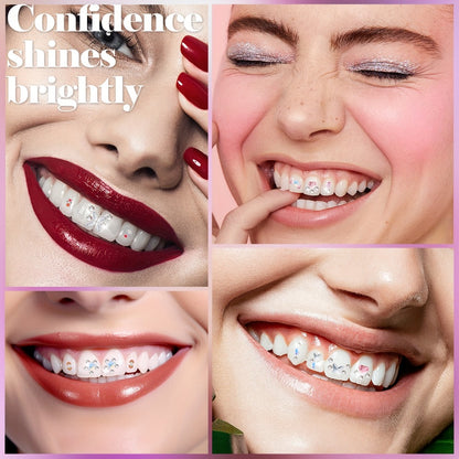 Body Jewelry - Tooth Gem Kit 260pcs DIY Crystal Tooth Gems with Curing Light Applicator - product detail view 7