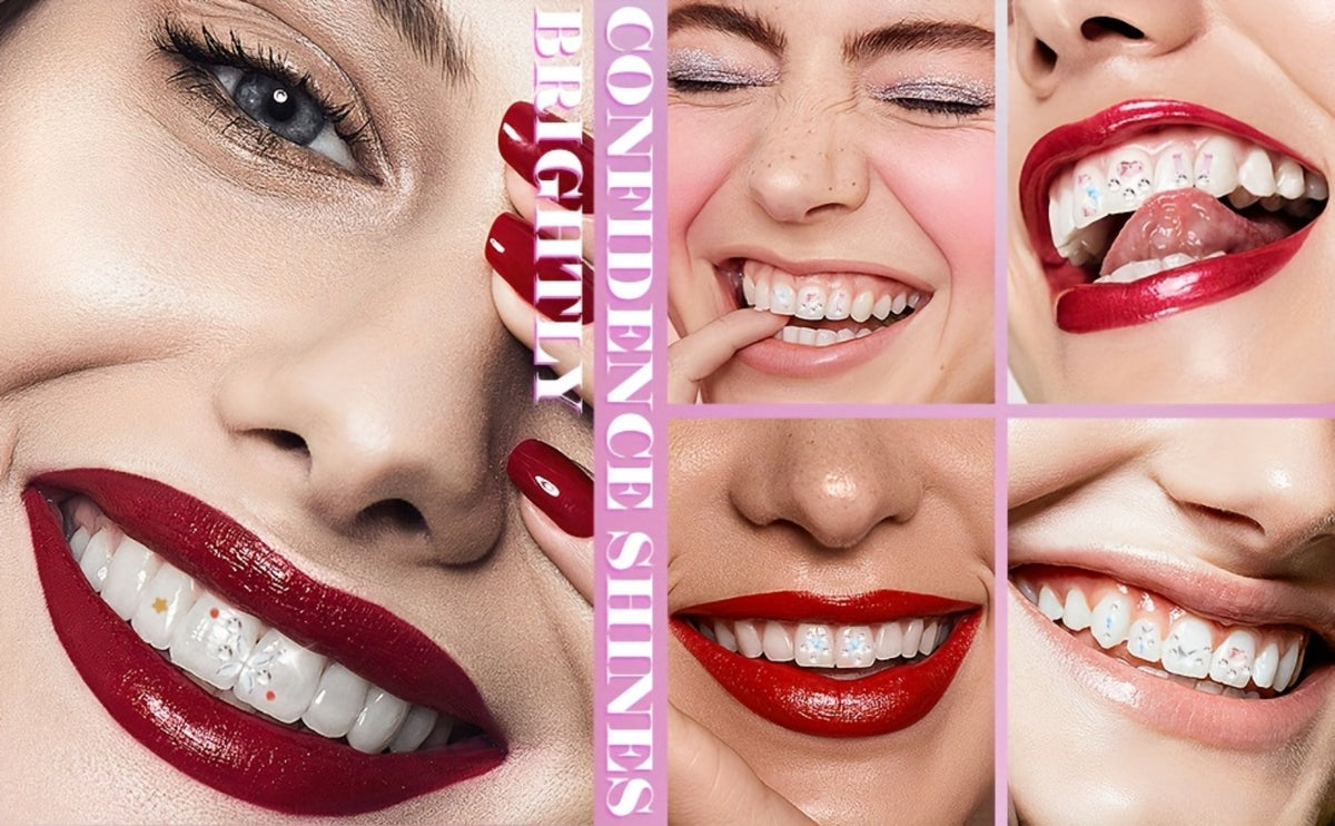 Body Jewelry - Tooth Gem Kit 260pcs DIY Crystal Tooth Gems with Curing Light Applicator - product detail view 8