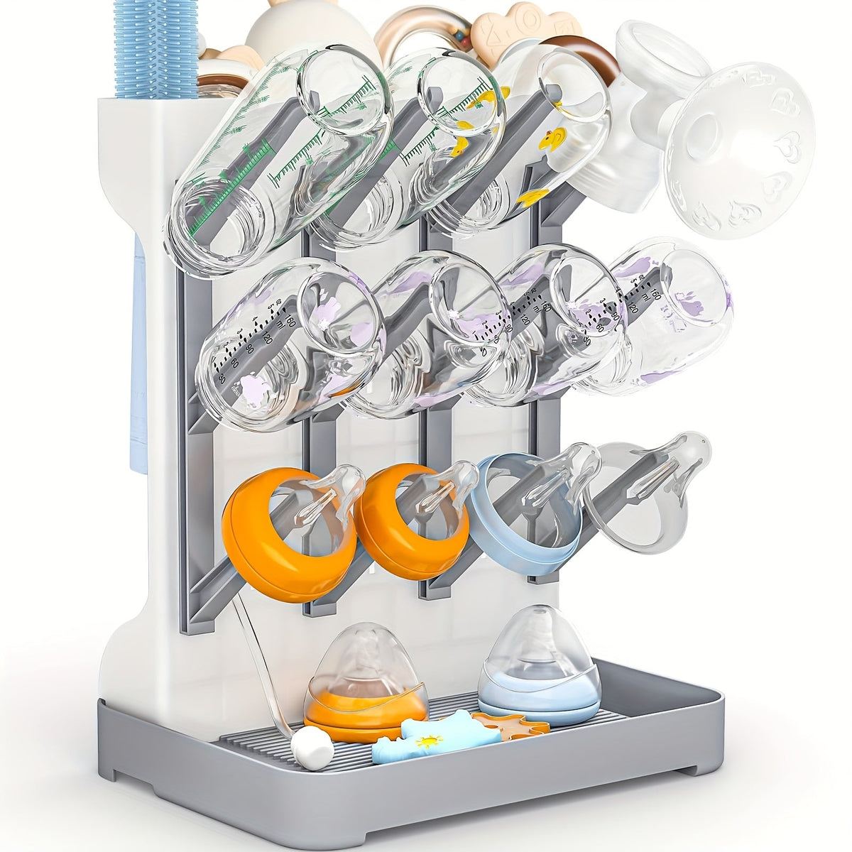 Bottle Drying Rack - Space-Saving Vertical BPA-Free Countertop – view 2