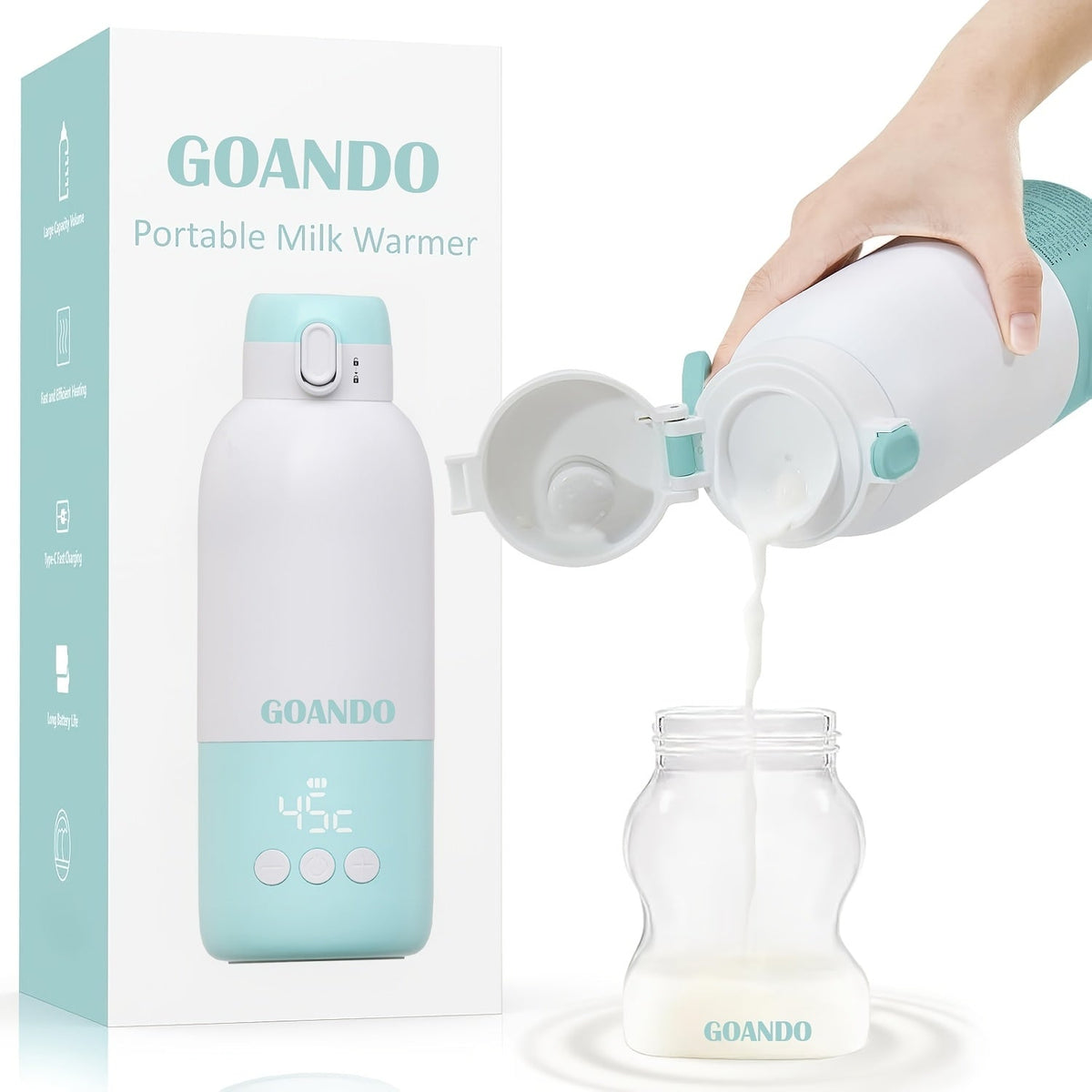 Bottle Warmer - Portable Travel GOANDO 12oz- – view 3