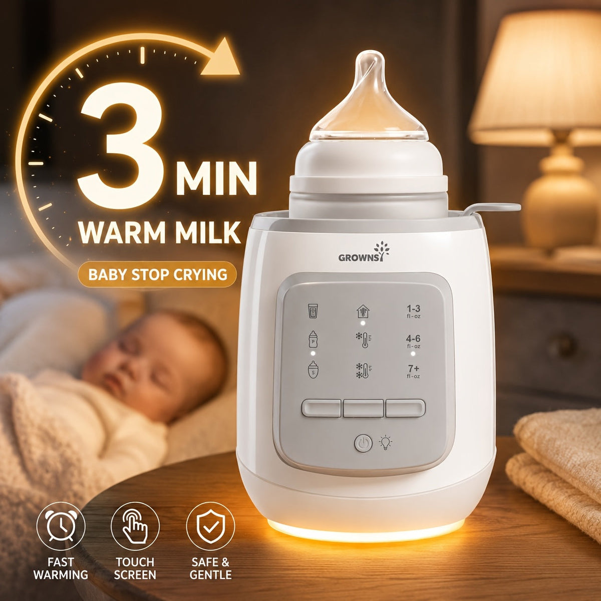 Bottle Warmer - Portable Travel GROWNSY Functional – view 4
