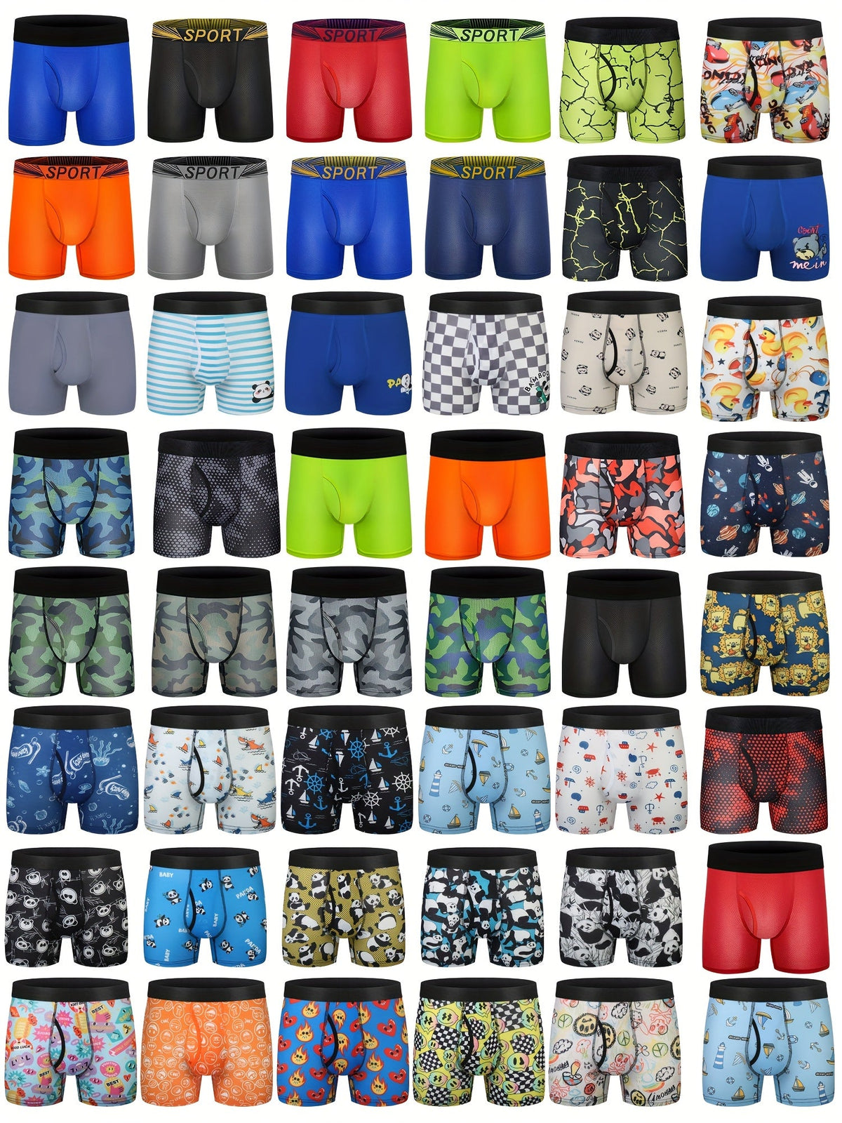 Boys' Boxer Briefs - 10-Pack Breathable Sport – view 6