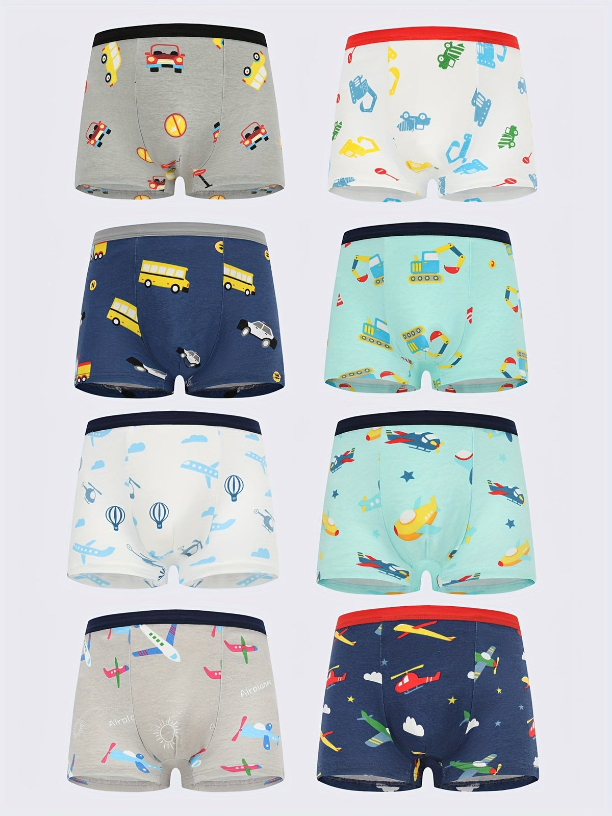 Boys' Boxer Briefs - 8-Pack Assorted Cartoon Print – view 4