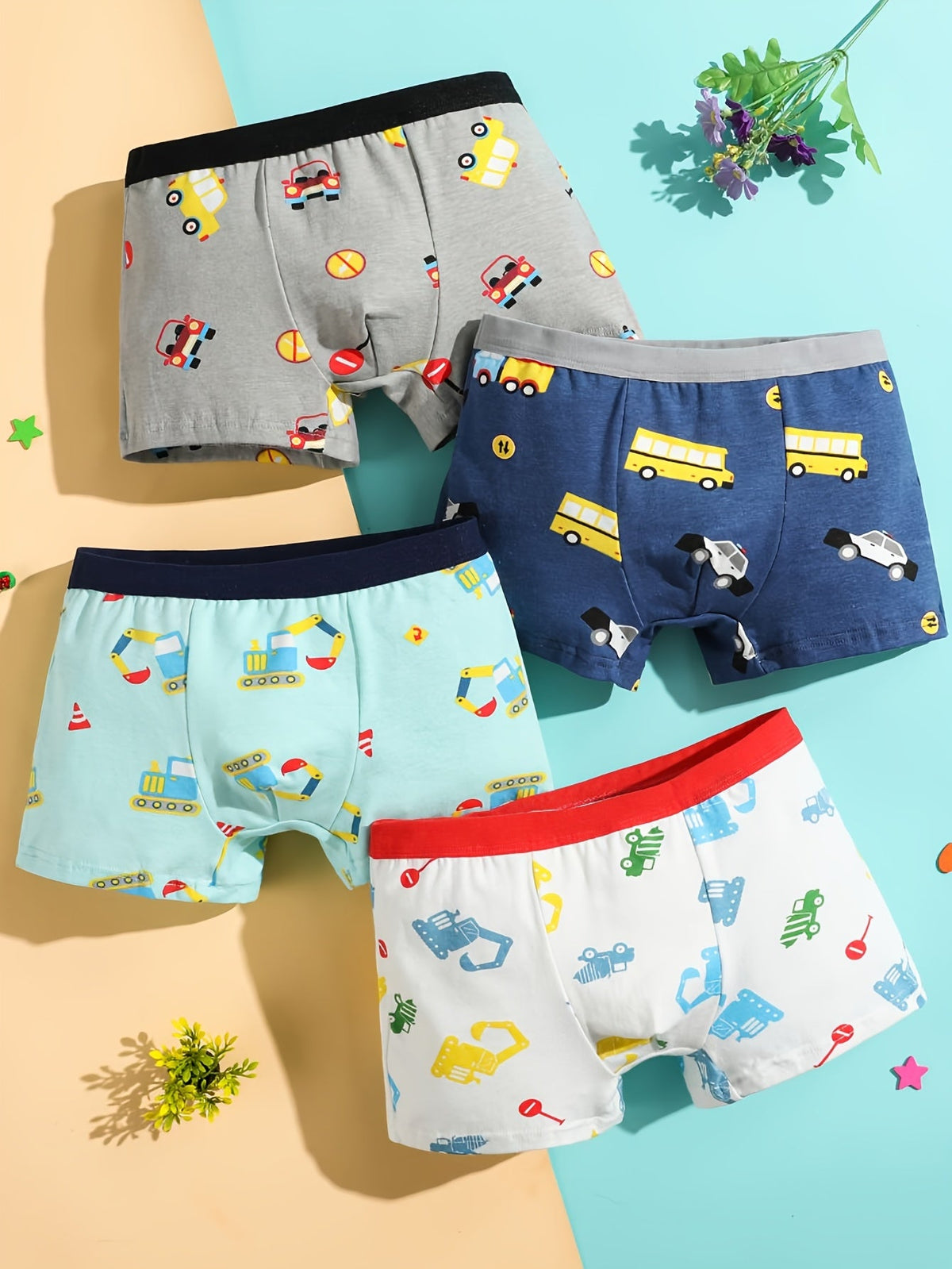 Boys' Boxer Briefs - 8-Pack Assorted Cartoon Print – view 8
