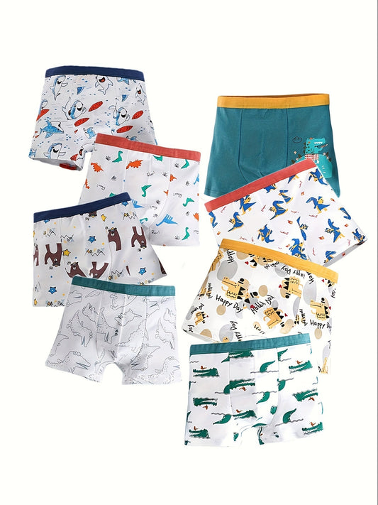 Boys' Boxer Briefs - 8-Pack Cartoon Print – main product image